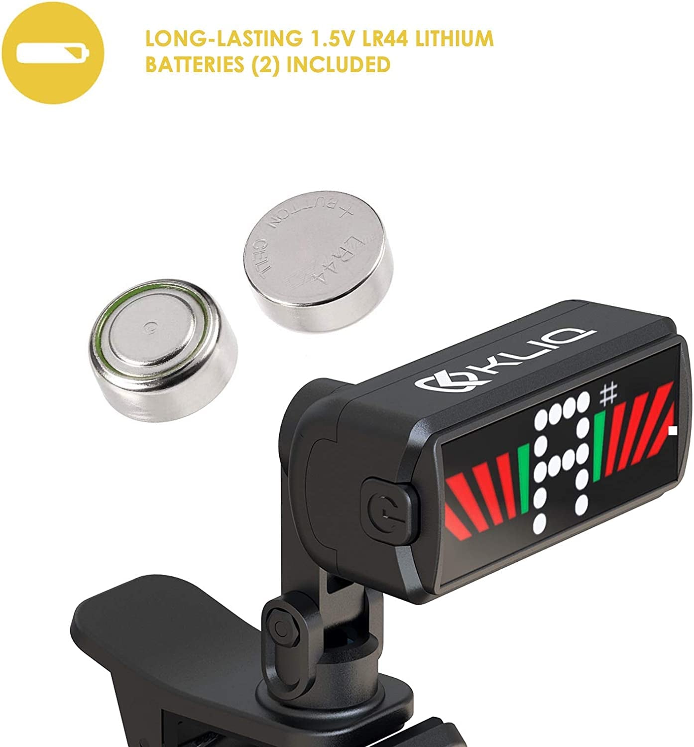 KLIQ UT2 Micro Clip-On Tuner for All Instruments